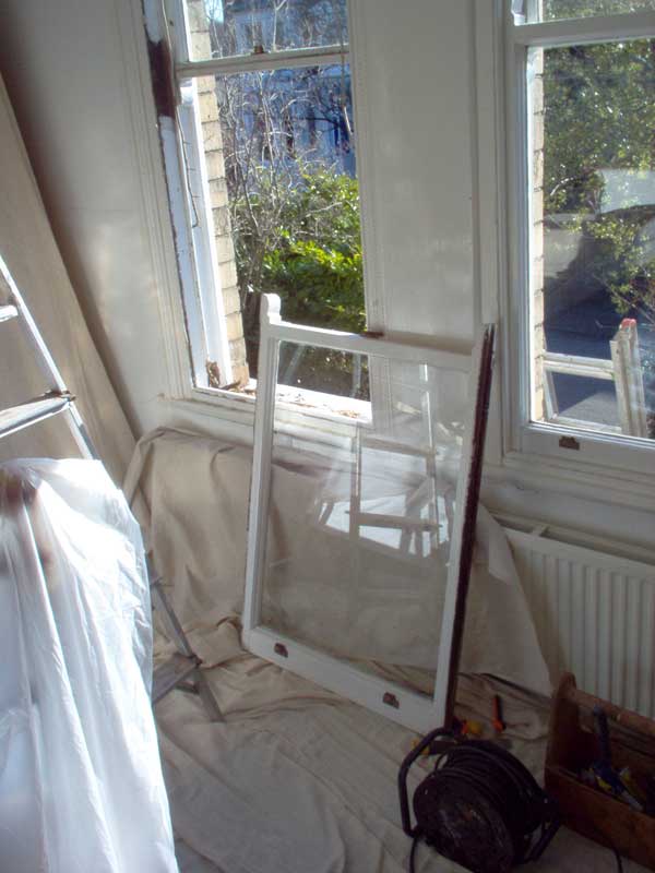 rotten window sill