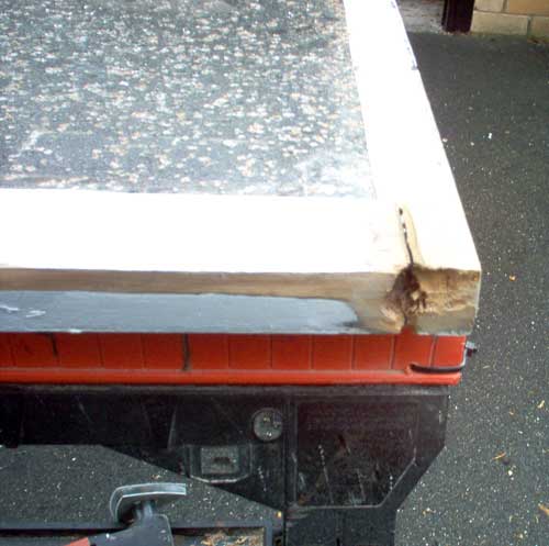 rotten window sill