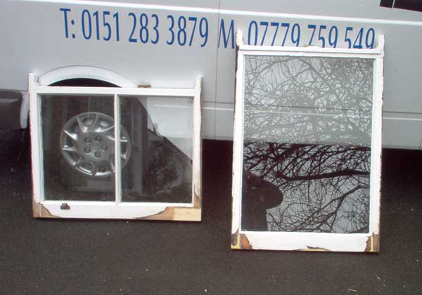 rotten window sill