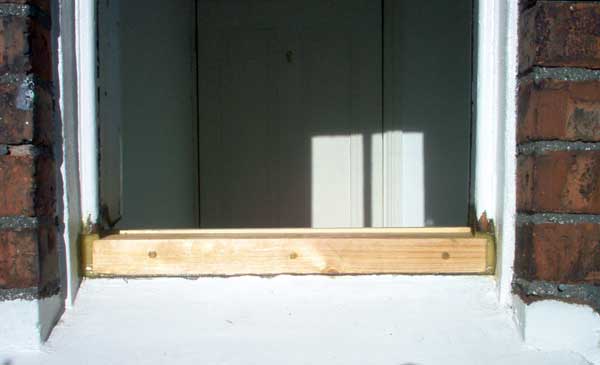 rotten window sill